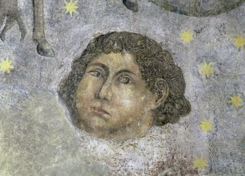 Uno dei Quattro Venti, dettaglio dalla volta del 